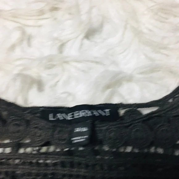 Lane Bryant Bohemian Crochet Olive Green Size 14 - Picture 12 of 13